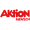 Logo der Aktion Mensch. Rote Schrift auf weissem Grund.