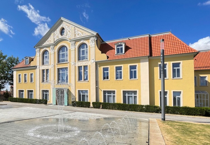 Fassade des Veranstaltungsgebäude in Bad Langensalza